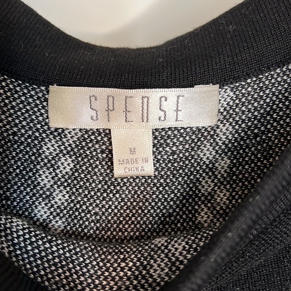 SPENSE Skirt Thick Material Black and White Perfect condition Size M - Picture 4 of 4